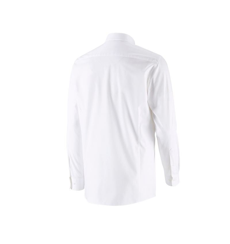 Koszulki | Pulower | Koszule: e.s. Koszula biznesowa cotton stretch regular fit + biały 5