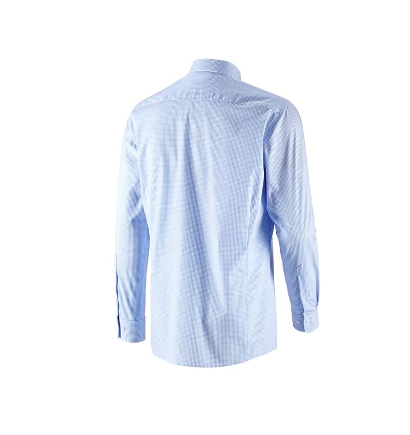 Koszulki | Pulower | Koszule: e.s. Koszula biznesowa cotton stretch regular fit + mroźny błękit w kratkę 4
