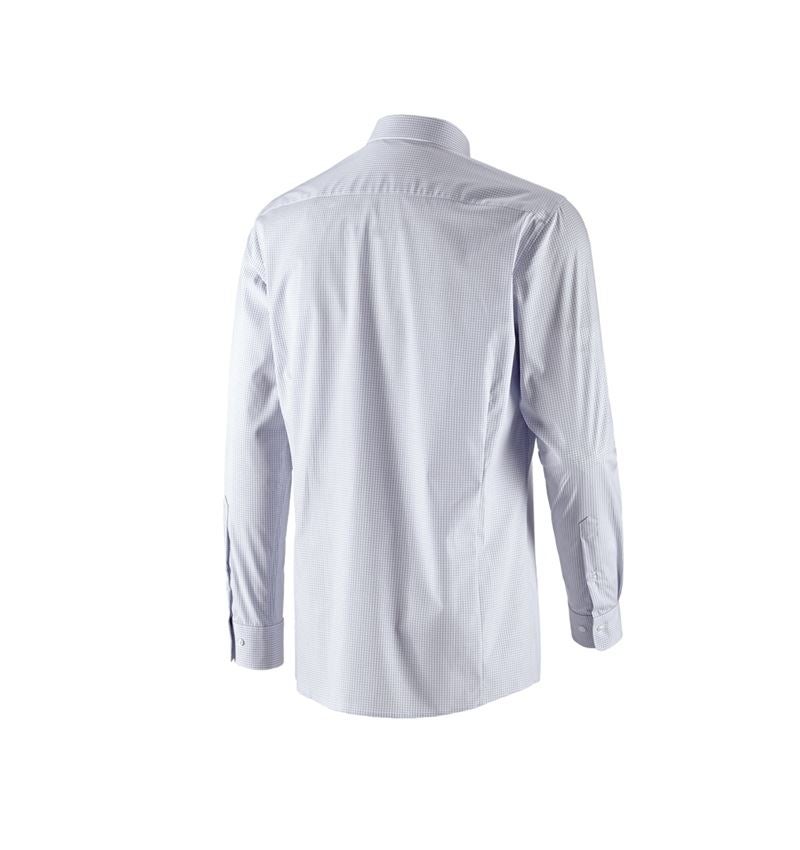Koszulki | Pulower | Koszule: e.s. Koszula biznesowa cotton stretch regular fit + szary mglisty w kratkę 5