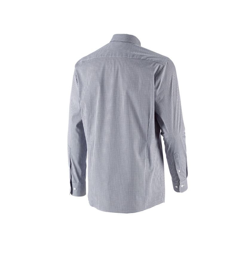 Koszulki | Pulower | Koszule: e.s. Koszula biznesowa cotton stretch regular fit + granatowy w kratkę 5