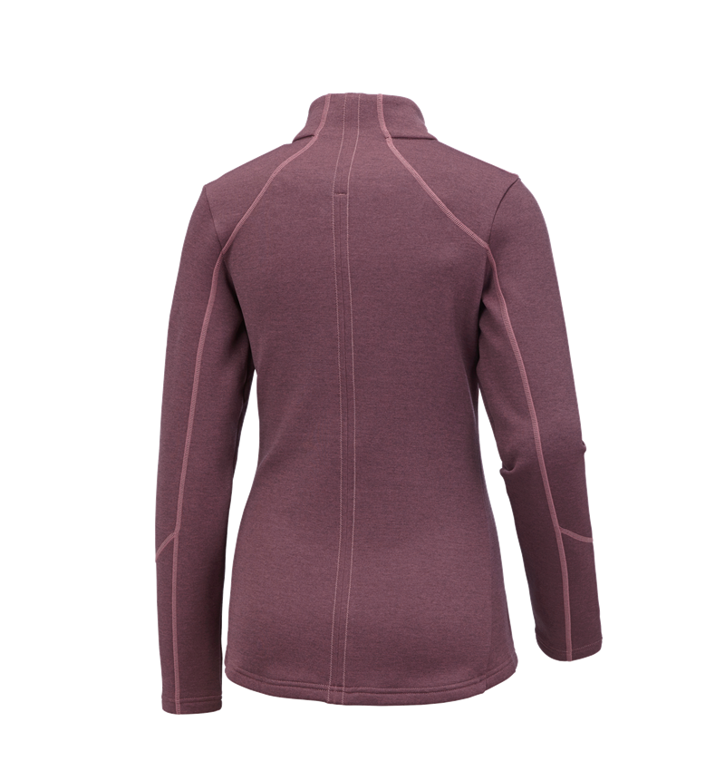 Koszulki | Pulower | Bluzki: e.s. Funkcyjna kurtka rozpinana, wzór melanż, da. + różowy antyczny melanżowy 1