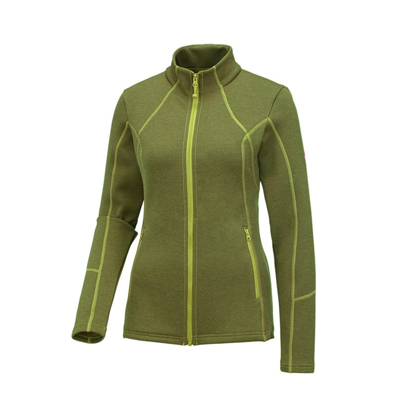 Koszulki | Pulower | Bluzki: e.s. Funkcyjna kurtka rozpinana, wzór melanż, da. + majowa zieleń melanżowy