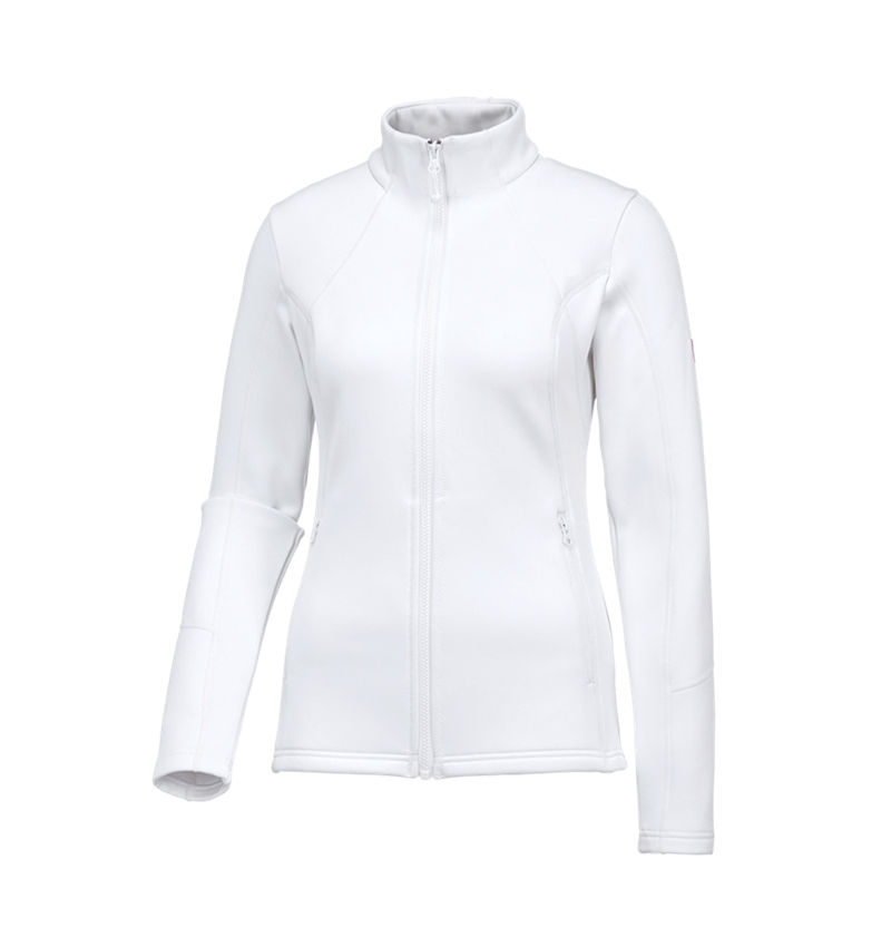Koszulki | Pulower | Bluzki: e.s. Funkcyjna kurtka rozpinana, wzór melanż, da. + biały 1