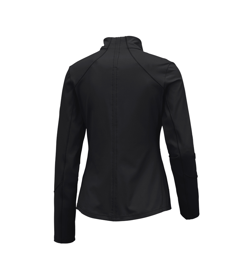 Koszulki | Pulower | Bluzki: e.s. Funkcyjna kurtka rozpinana solid, damska + czarny 2