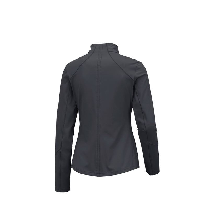 Koszulki | Pulower | Bluzki: e.s. Funkcyjna kurtka rozpinana solid, damska + antracytowy 2
