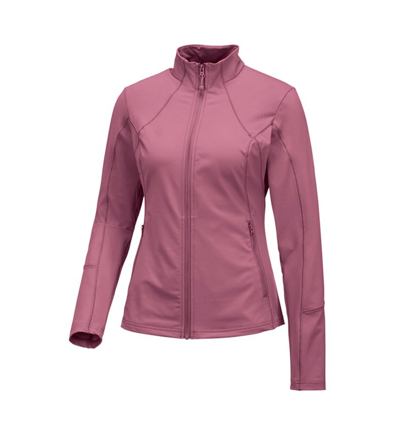 Koszulki | Pulower | Bluzki: e.s. Funkcyjna kurtka rozpinana solid, damska + różowy antyczny 1