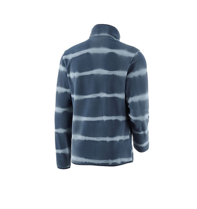 Koszulki | Pulower | Koszule: Bluza polarowa Troyer tie-dye e.s.motion ten + niebieski łupkowy/niebieski dymny 4