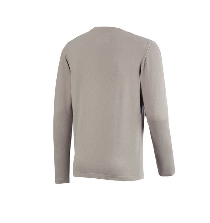 Koszulki | Pulower | Koszule: Sweter dzianinowy e.s.iconic + szary delfinowy 8