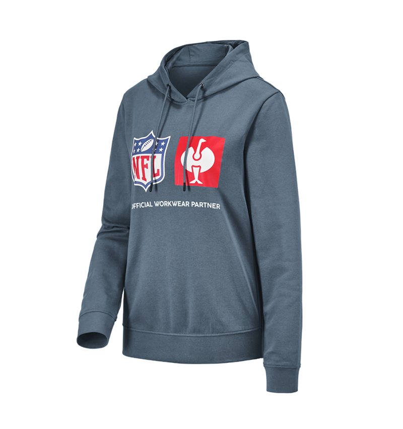 Koszulki | Pulower | Bluzki: NFL Hoodie cotton, ladies + niebieski tlenkowy 2