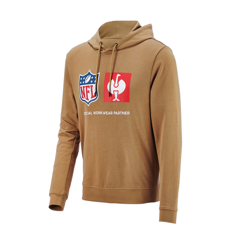 Współpraca: NFL Hoodie cotton + migdałowy brąz 6