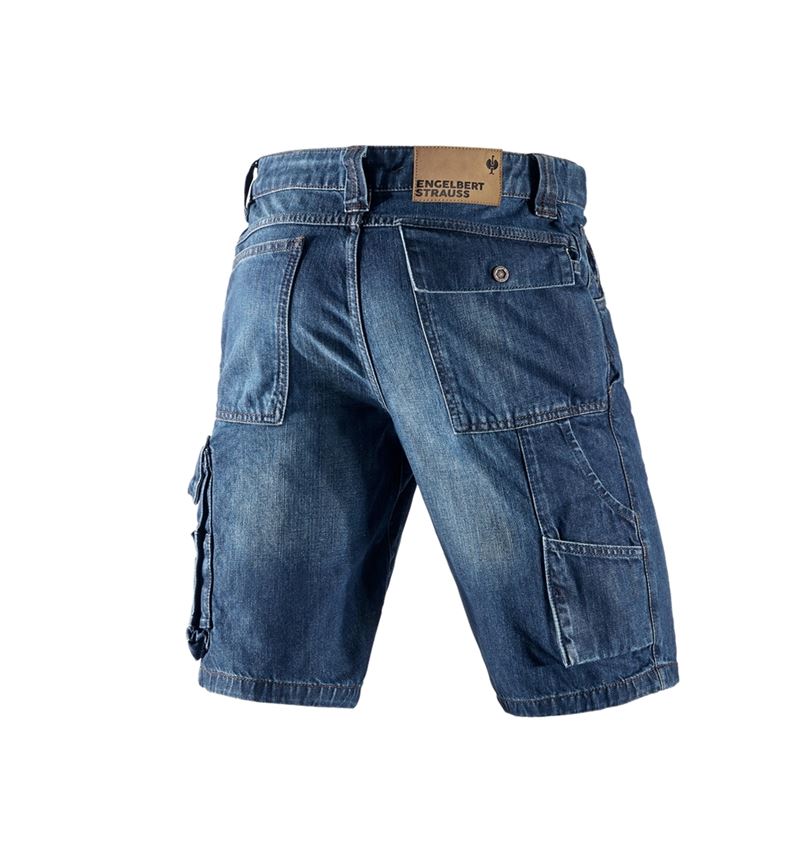 Spodnie robocze: e.s. Szorty jeansowe Worker + darkwashed 3