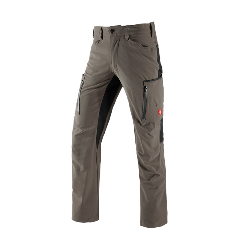 Ciesla / Stolarz: Spodnie typu cargo e.s.vision stretch, męskie + kamienny/czarny 2