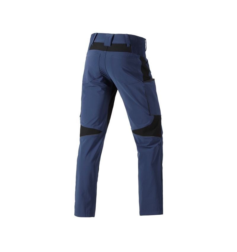 Tematy: Spodnie typu cargo e.s.vision stretch, męskie + niebieski marine 3