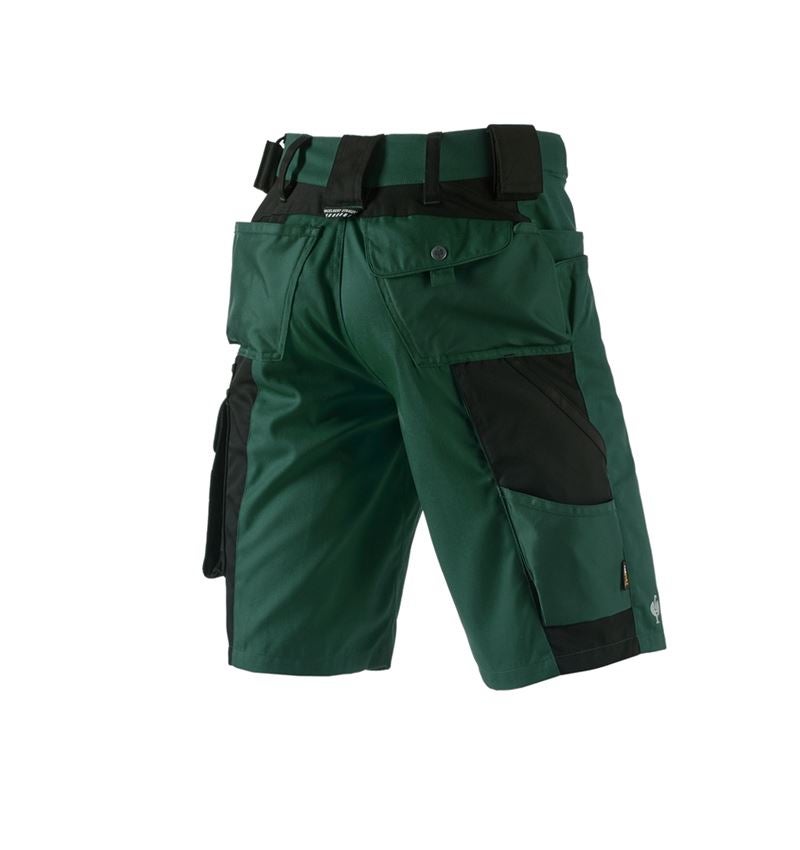 Spodnie robocze: Szorty e.s.motion + zielony/czarny 3