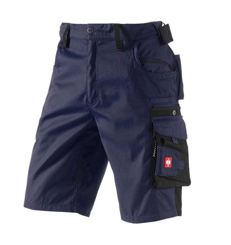 Spodnie robocze: Szorty e.s.motion + granatowy/czarny 2