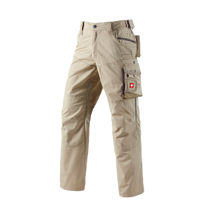 Spodnie robocze: Spodnie do pasa e.s.motion letnie + piaskowy/khaki/kamienny 4