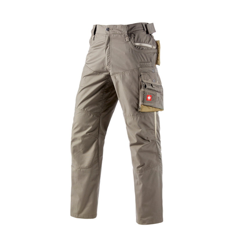 Spodnie robocze: Spodnie do pasa e.s.motion letnie + kamienny/khaki/piaskowy 4