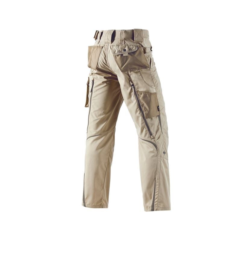 Spodnie robocze: Spodnie do pasa e.s.motion letnie + piaskowy/khaki/kamienny 5