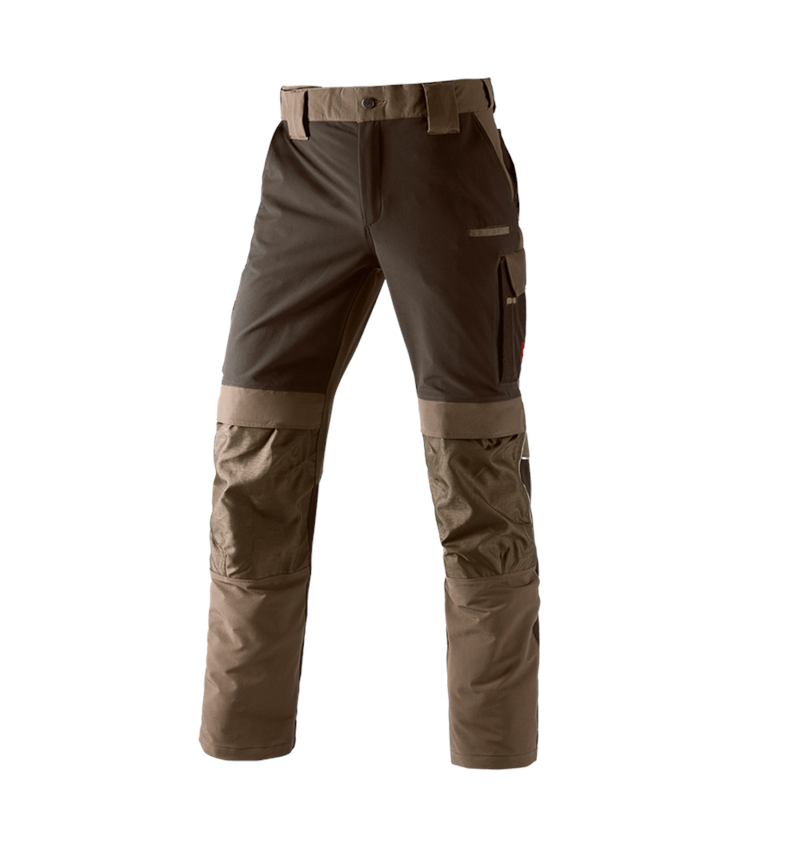Spodnie robocze: Spodnie funkcyjne do pasa e.s.dynashield + orzech laskowy/kasztanowy 1