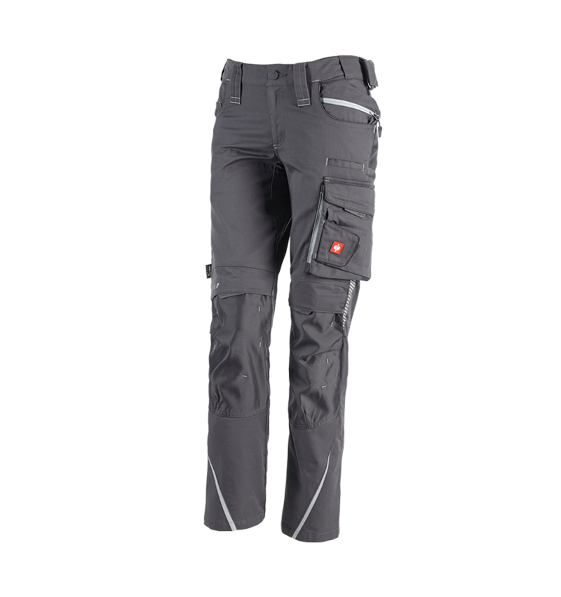 Spodnie robocze: Spodnie damskie e.s.motion 2020 zimowe + antracytowy/platynowy