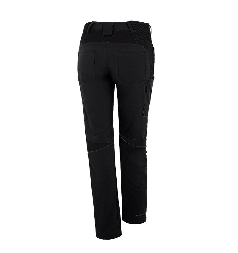 Spodnie robocze: Zimowe spodnie typu cargo e.s.vision stretch, dam. + czarny 1