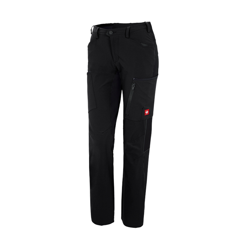 Spodnie robocze: Zimowe spodnie typu cargo e.s.vision stretch, dam. + czarny