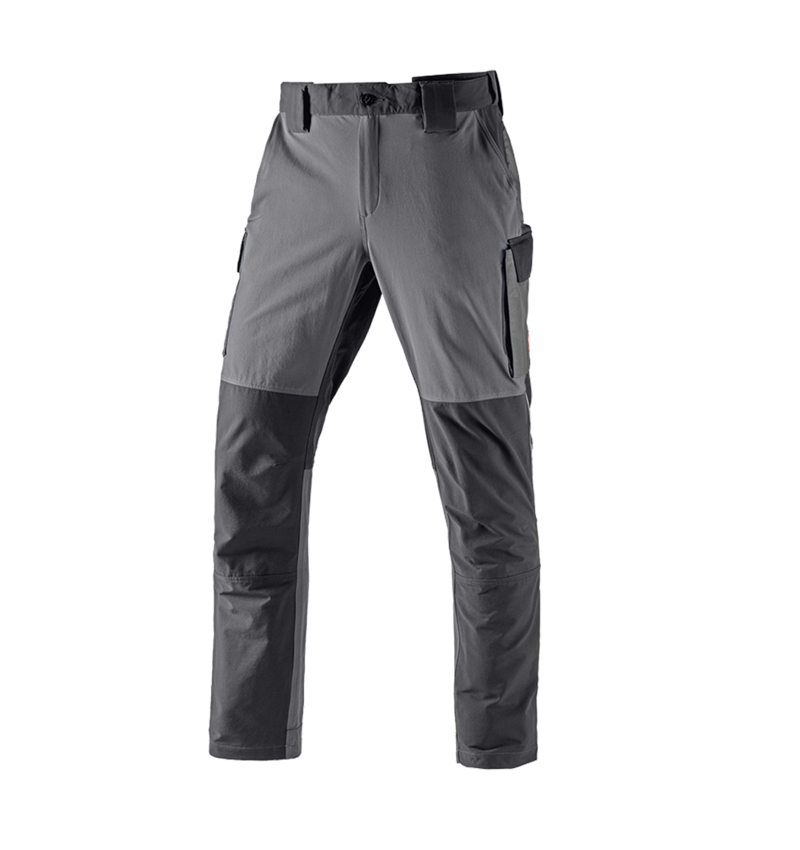 Spodnie robocze: Spodnie funkcyjne zimowe typu cargo e.s.dynashield + cementowy/grafitowy