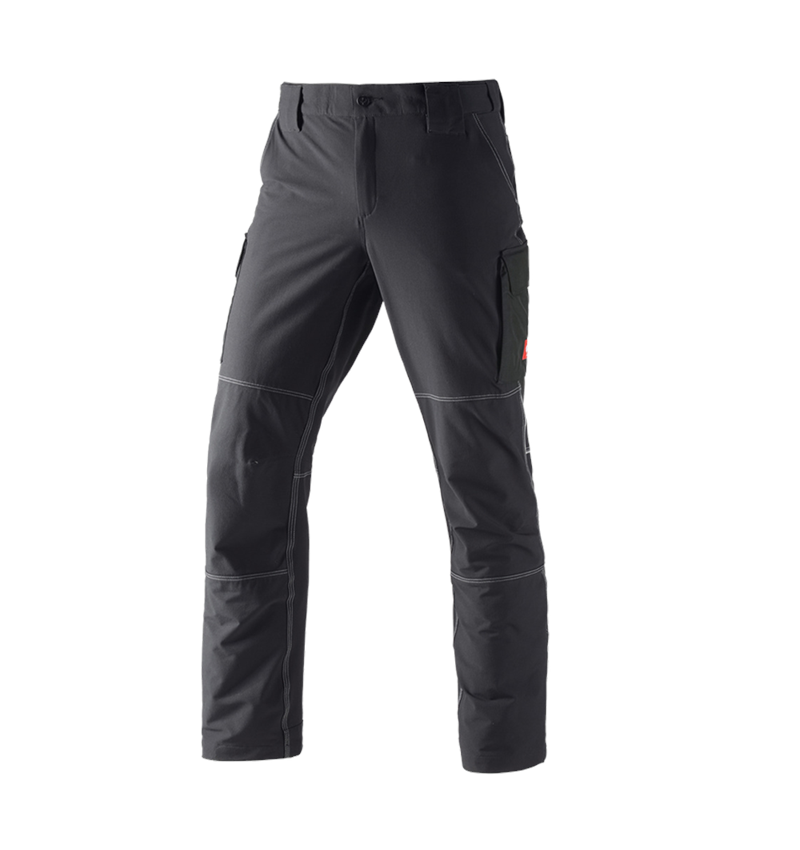 Spodnie robocze: Spodnie funkcyjne zimowe typu cargo e.s.dynashield + czarny
