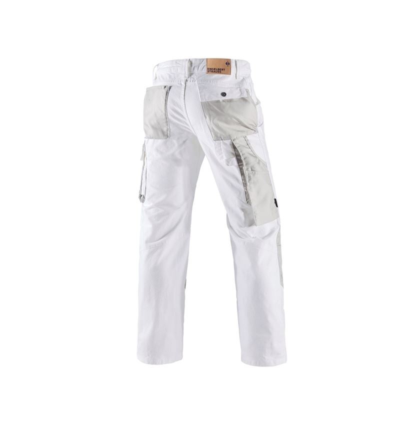 Spodnie robocze: Jeansy e.s.motion denim + biały/srebrny 1