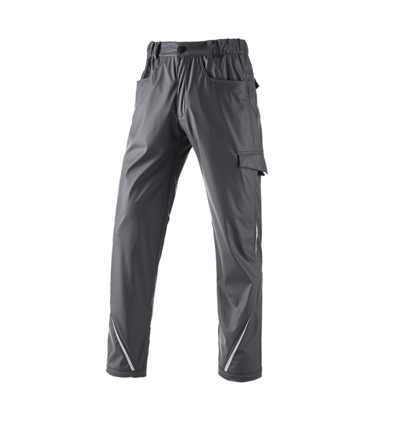 Spodnie robocze: Spodnie p.deszcz.do pasa e.s.motion 2020 superflex + antracytowy/platynowy 2