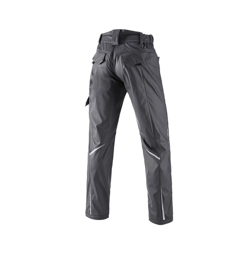Spodnie robocze: Spodnie p.deszcz.do pasa e.s.motion 2020 superflex + antracytowy/platynowy 3