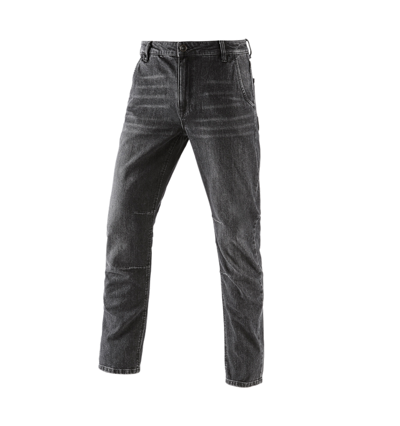 Spodnie robocze: e.s. Jeansy 5-kieszeniowe POWERdenim + blackwashed 2