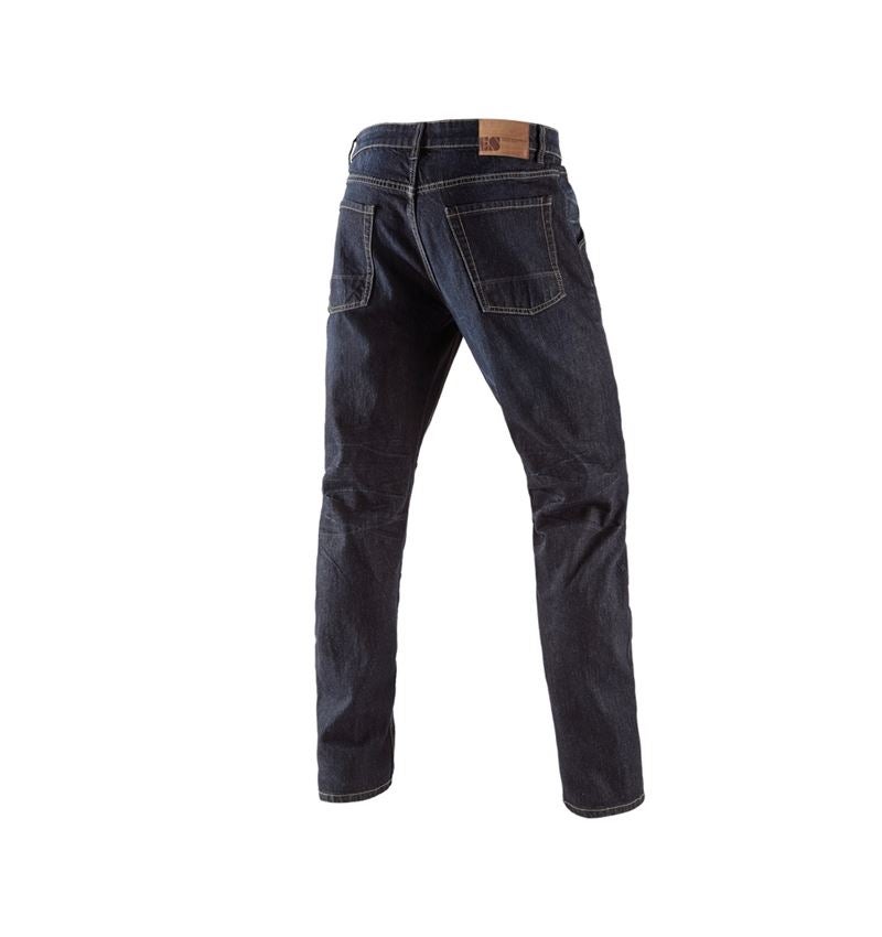 Spodnie robocze: e.s. Jeansy 5-kieszeniowe POWERdenim + darkwashed 2