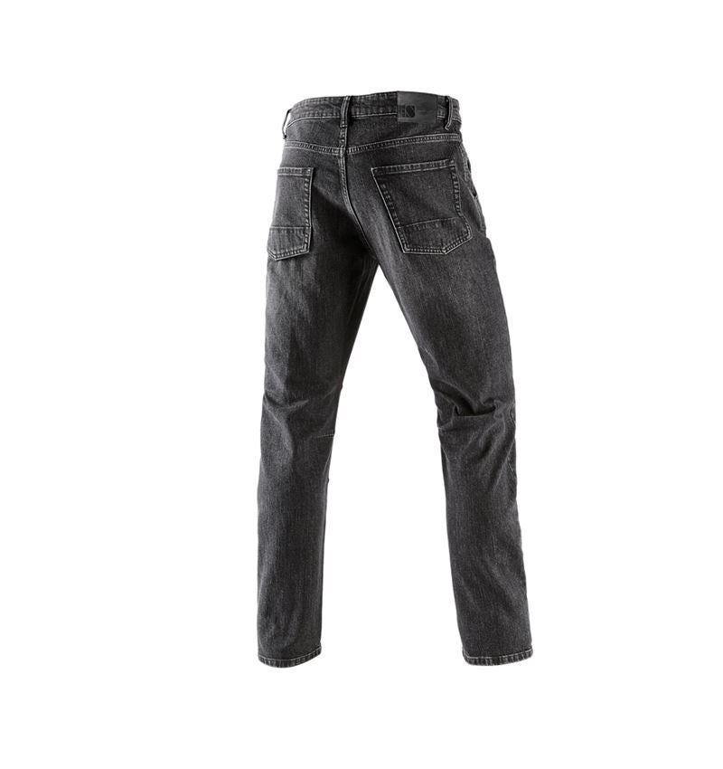 Spodnie robocze: e.s. Jeansy 5-kieszeniowe POWERdenim + blackwashed 3