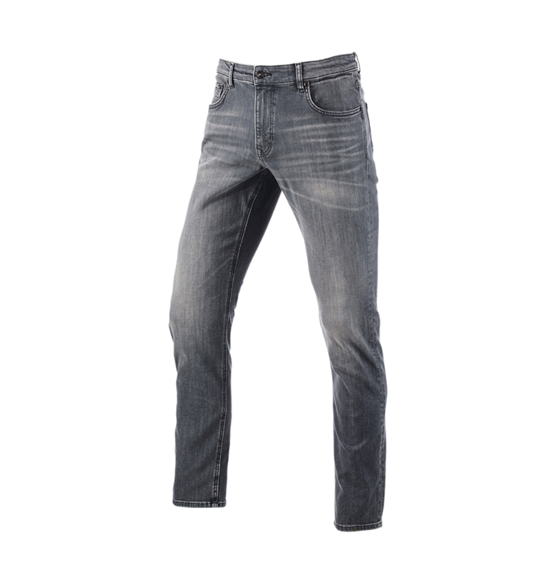 Spodnie robocze: e.s. Jeansy 5-kieszeniowe stretch, straight + graphitewashed 2