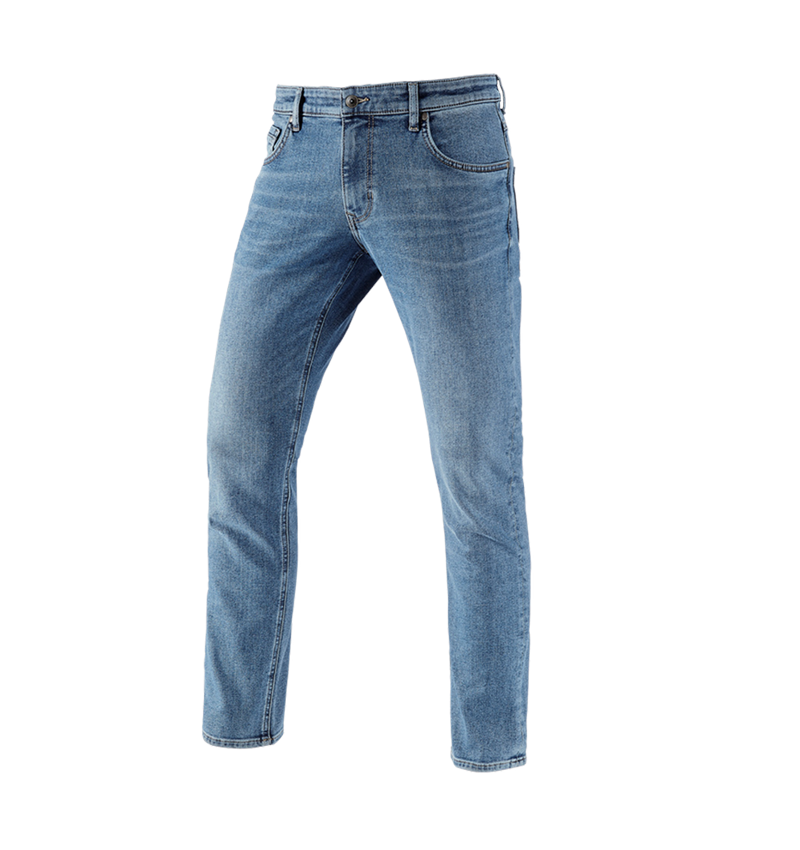Spodnie robocze: e.s. Zimowe jeansy 5-kieszeniowe stretch + stonewashed 1