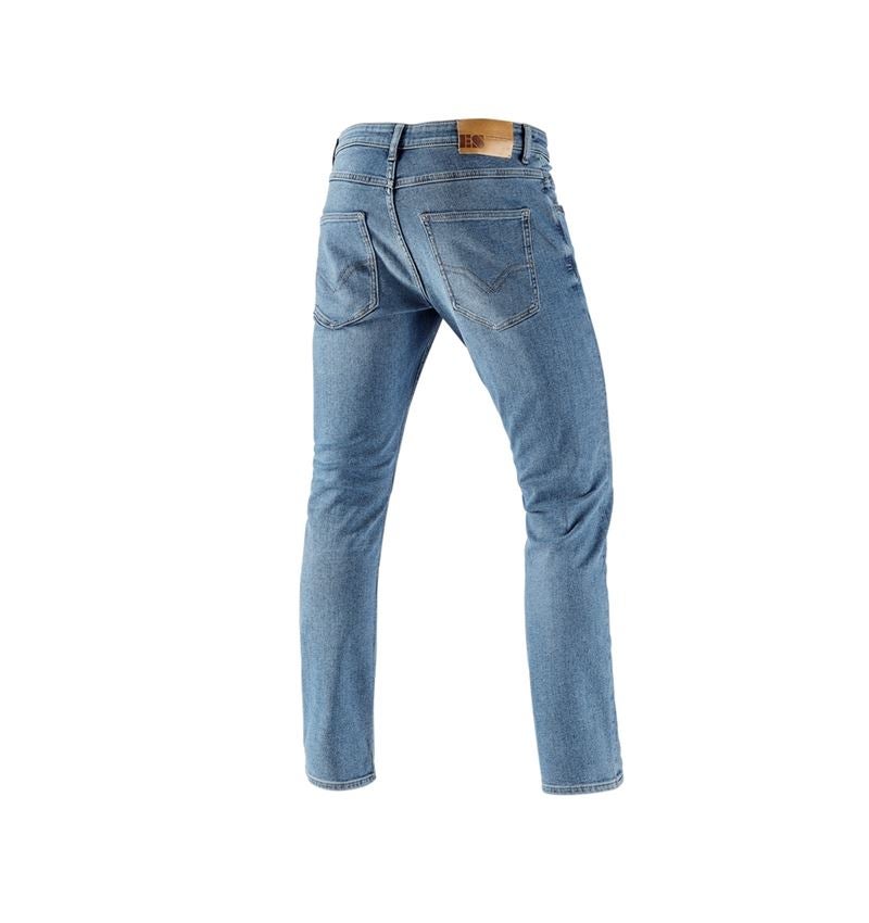 Spodnie robocze: e.s. Zimowe jeansy 5-kieszeniowe stretch + stonewashed 2