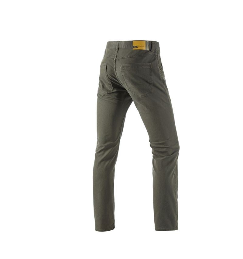 Spodnie robocze: Spodnie 5-kieszeniowe e.s.vintage + zielony kamuflażowy 3