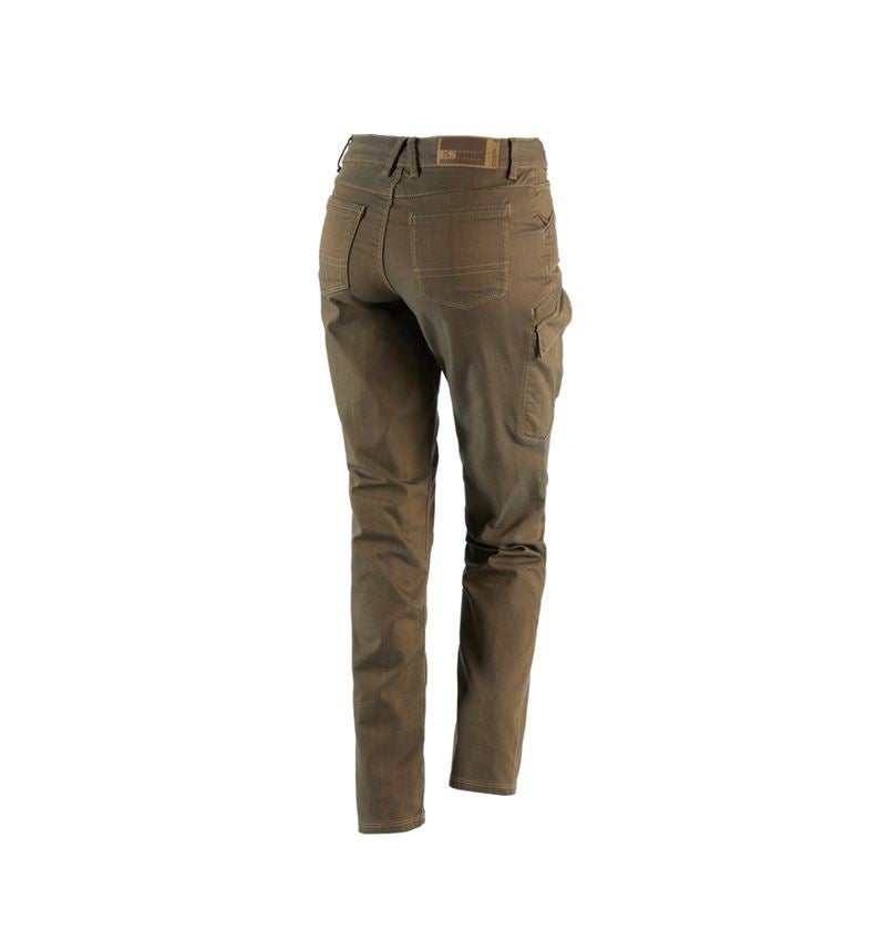 Spodnie robocze: Spodnie typu cargo e.s.vintage, damska + sepia 4