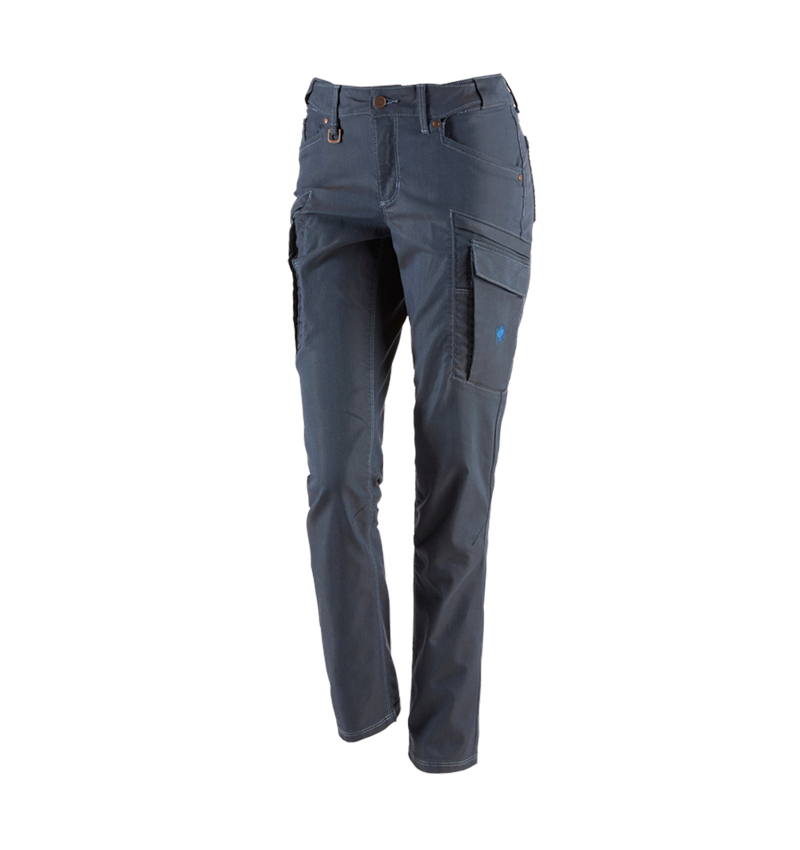 Spodnie robocze: Spodnie typu cargo e.s.vintage, damska + niebieski arktyczny 2
