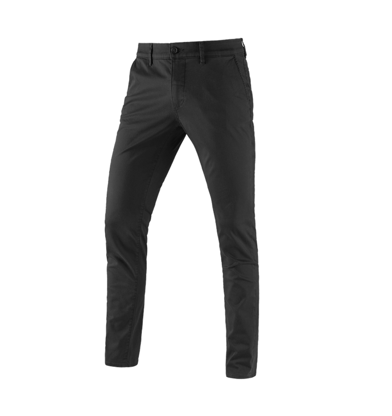 Spodnie robocze: e.s. 5-kieszeniowe spodnie robocze typu chino + czarny 2