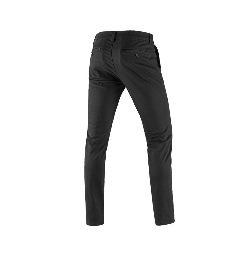 Spodnie robocze: e.s. 5-kieszeniowe spodnie robocze typu chino + czarny 3