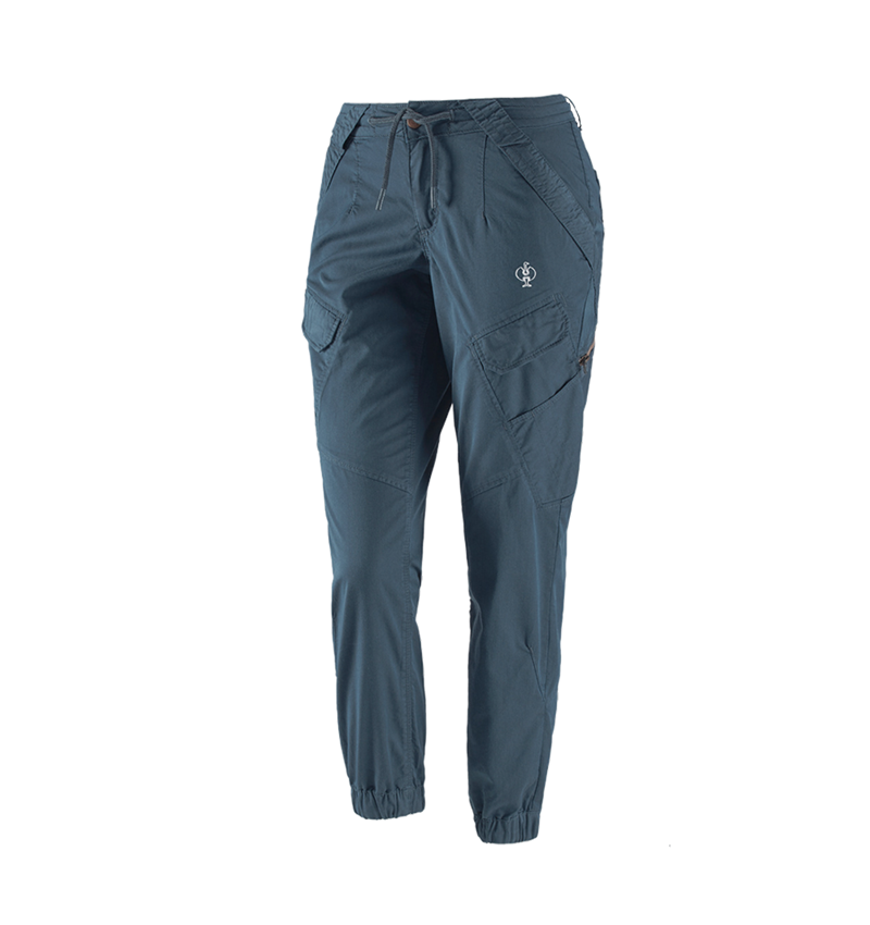 Spodnie robocze: Spodnie typu cargo e.s. ventura vintage, damskie + błękit żelazowy 2