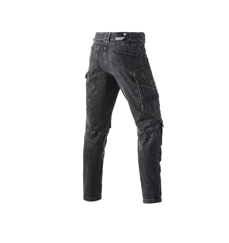 Spodnie robocze: Jeansy typu cargo Worker e.s.concrete + blackwashed 3