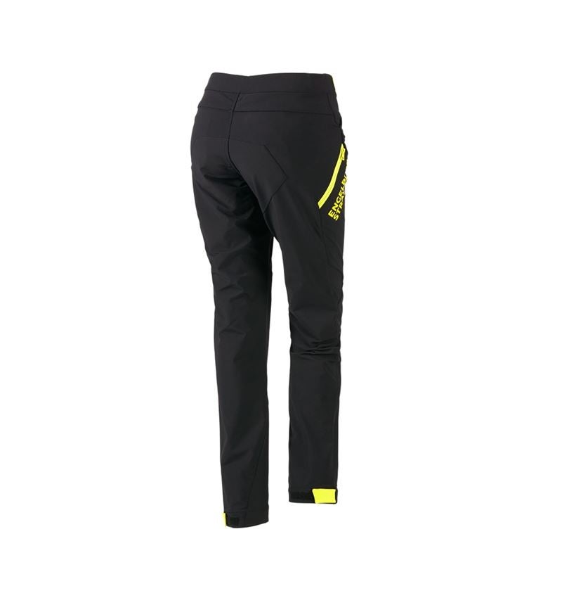 Odzież: Spodnie funkcyjne e.s.trail, damskie + czarny/żółty acid 4