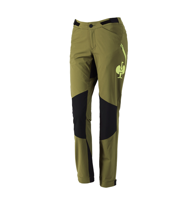 Tematy: Spodnie funkcyjne e.s.trail, damskie + zielony jałowcowy/zielony limonkowy 2