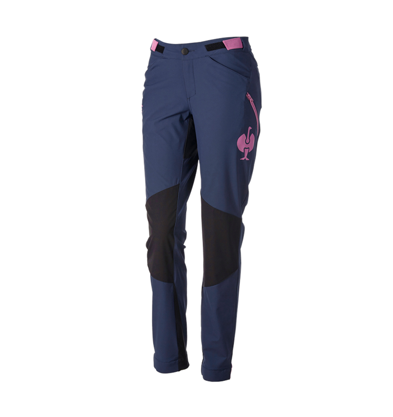 Tematy: Spodnie funkcyjne e.s.trail, damskie + niebieski marine/różowy tara 6
