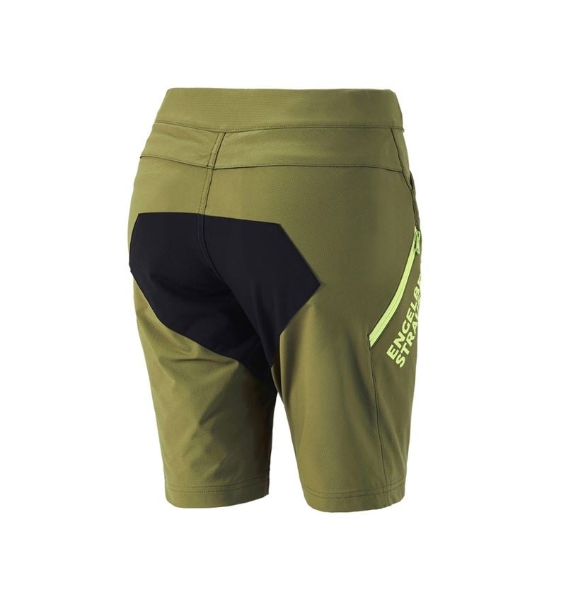 Spodnie robocze: Szorty funkc. typu cargo e.s.trail, damskie + zielony jałowcowy/zielony limonkowy 3