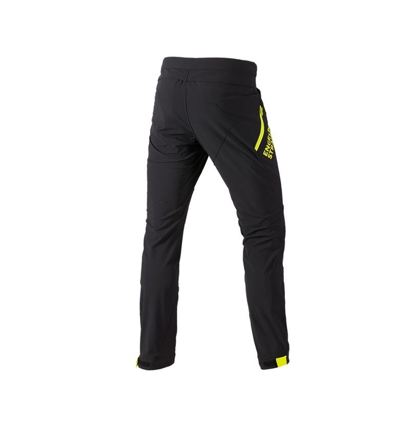 Spodnie robocze: Spodnie funkcyjne e.s.trail + czarny/żółty acid 4