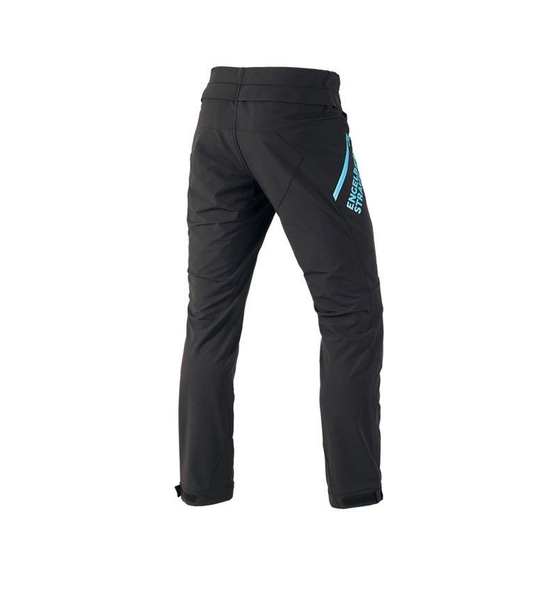 Spodnie robocze: Spodnie funkcyjne e.s.trail + czarny/lapisowy turkus 3
